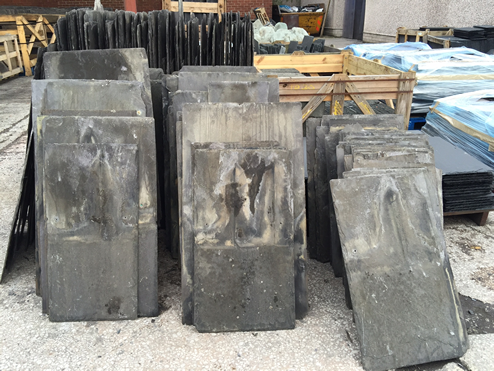 Random Welsh Tonne Slate Picture.
